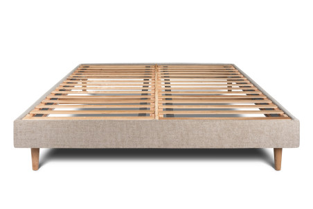 Sommier Kit Tissu Ep14 - pieds bois Sommeil de plomb